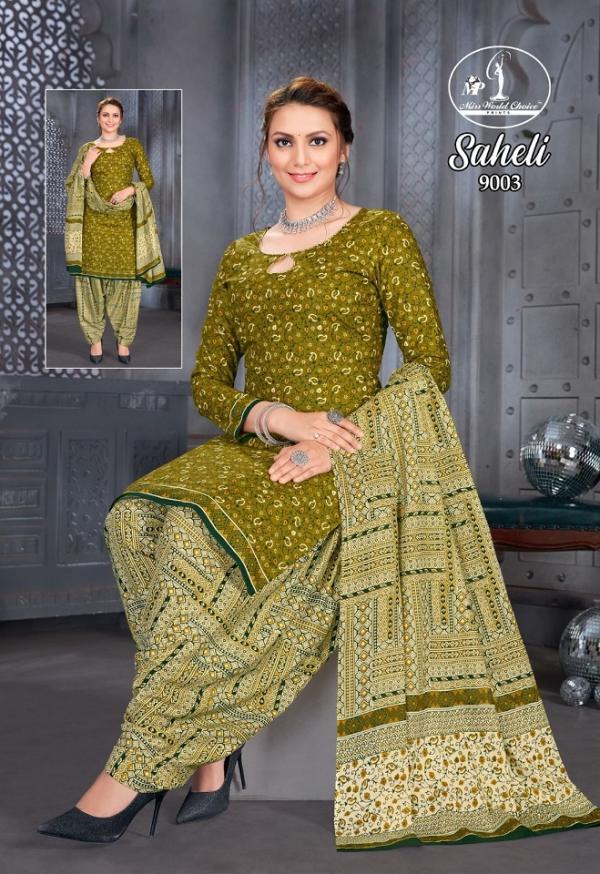 Miss World Saheli Vol 9 Cotton Printed Dress Material Collection